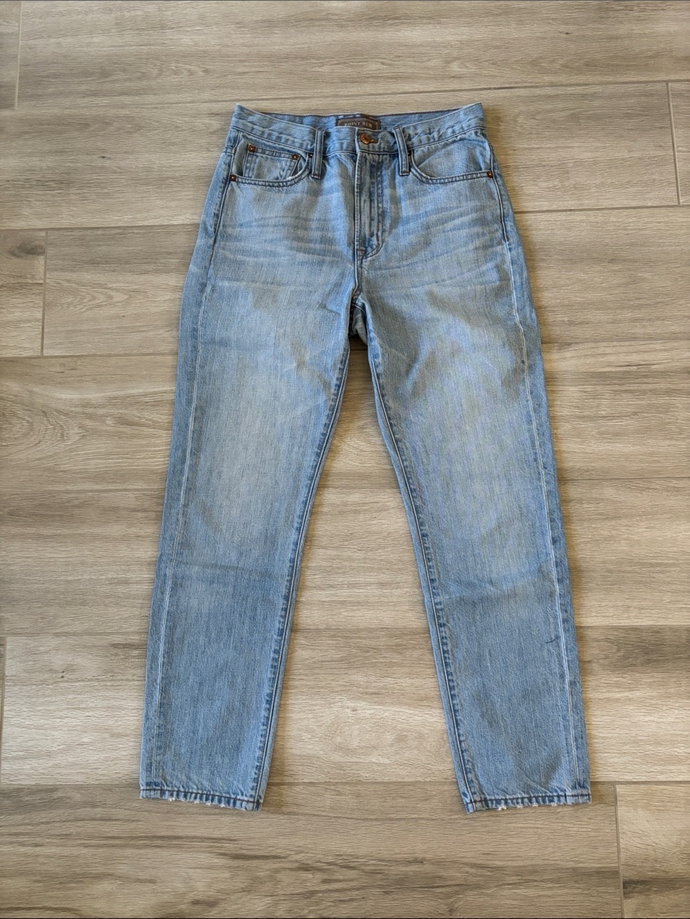 Point Sur High-Rise Retro Light Blue Wash Denim Jeans Size 27